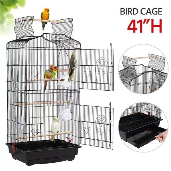 in Stock Customize OEM ODM Parrots Lovebird Cockatiel Parakeets Bird Cage