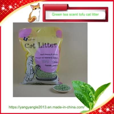 Fast and Hard Clump Green Tea Tofu Cat Litter
