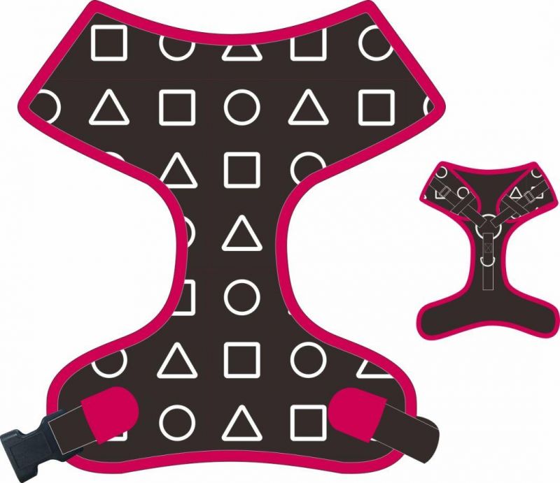 Customized Squid Game Style Pet Harness Free Design 7 in 1 Dog Harness Set