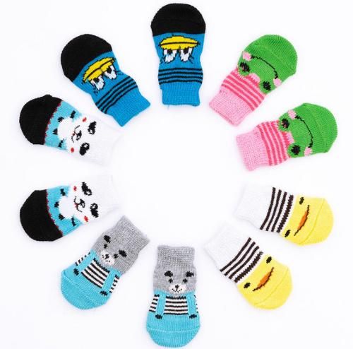 Custom Cotton Anti Slip Dog and Cat Pet Socks