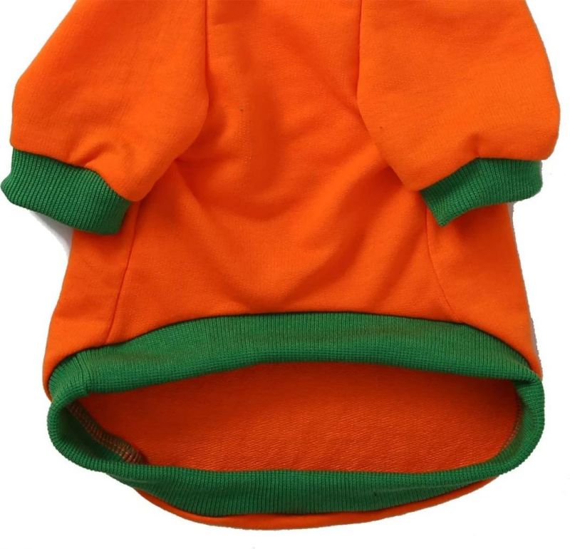 Pet Dog Cat Halloween Pumpkin Hoodies Funny Puppy Kitten Costume