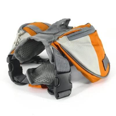 Adjustable Easy on off Harness Dog Products Pet Saddle Bag