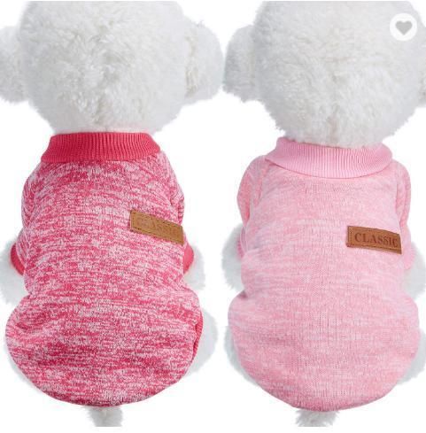 Pet Dog Sweater Warm Dog Pajamas Soft Cat Sweater Puppy Clothes Small Dogs Sweater Winter Doggie Sweatshirt