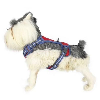 Dog Harness Breathable Safe Adjustable Lightweight Reflective Portable Outdoor Wholesale Pet Products