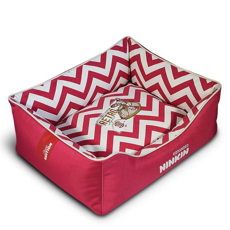 Square Pet Bed Dog Bed with Prints