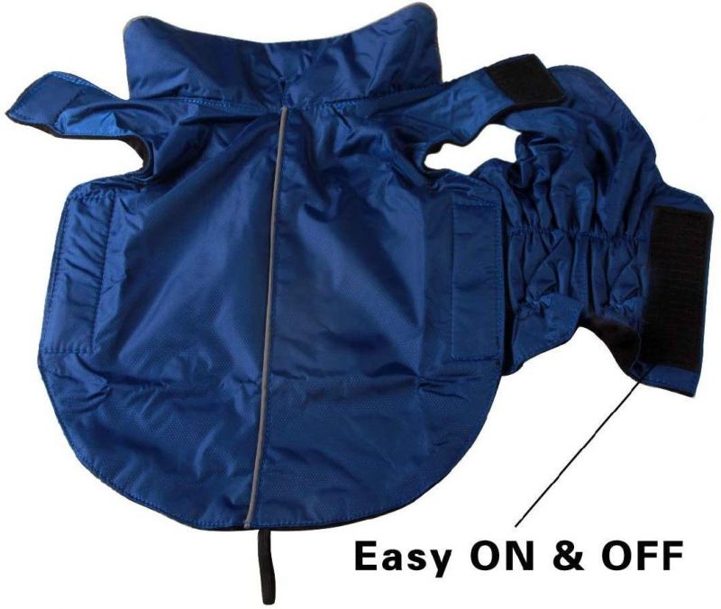 Fleece Lined Warm Dog Jacket for Winter Outdoor