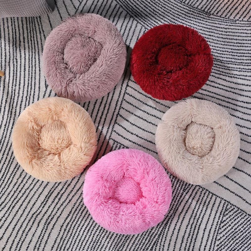 Dog Soft Warm Sleeping Plush Cushion Cat Supplies Pet Beds Sofa