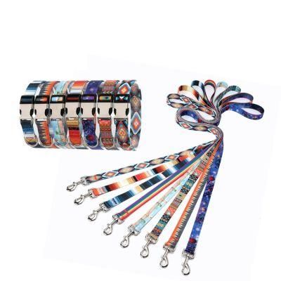 New Fashion Printed Dog Leash Pet Collar