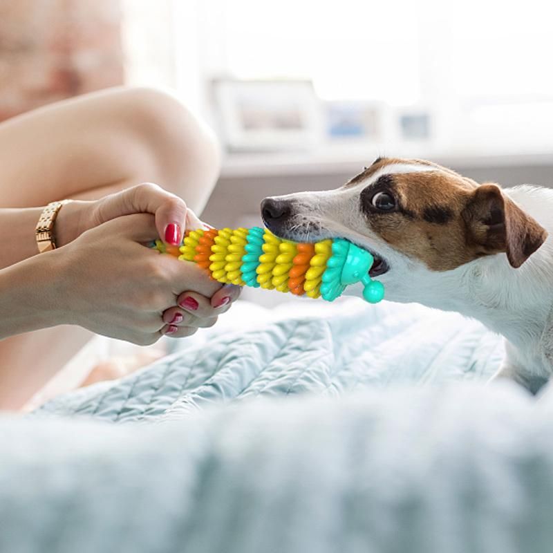 Pet Chewing Toy Interactive Caterpillar Biting TPR Teeth Cleaning Products