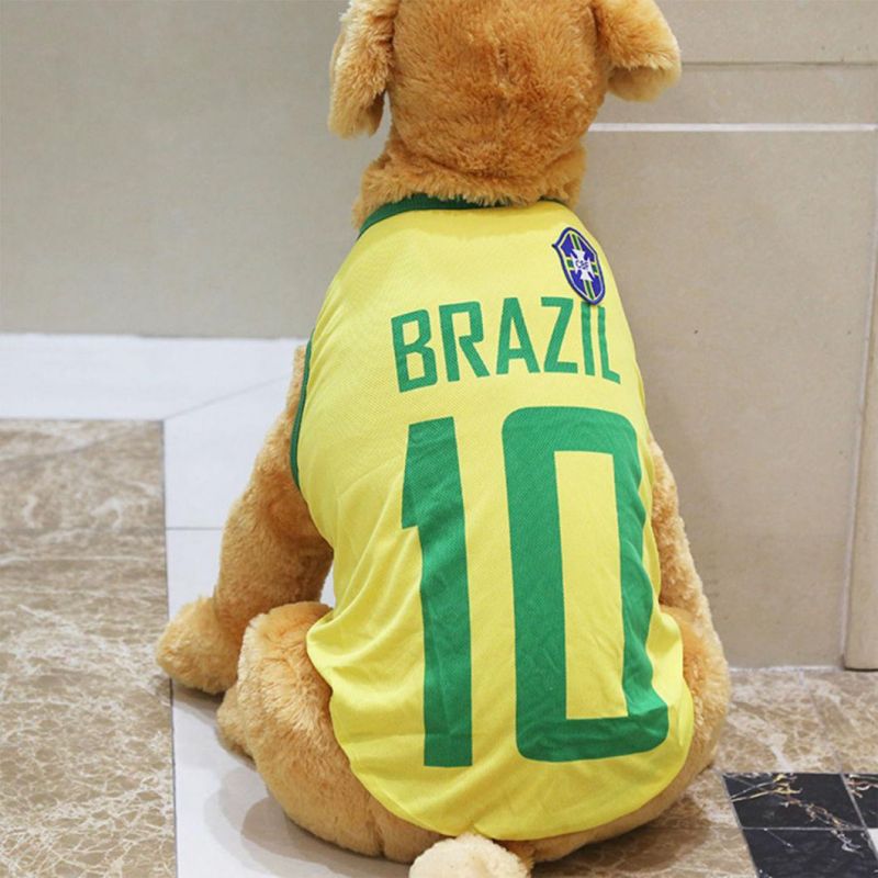 World Cup Sport Pet Clothes Football Basketball Dog Clothes