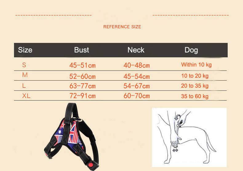Easy Control Breathable Oxford Puppy Harness, Dog Accessories Free Heavy Duty Dog Harness Vest//