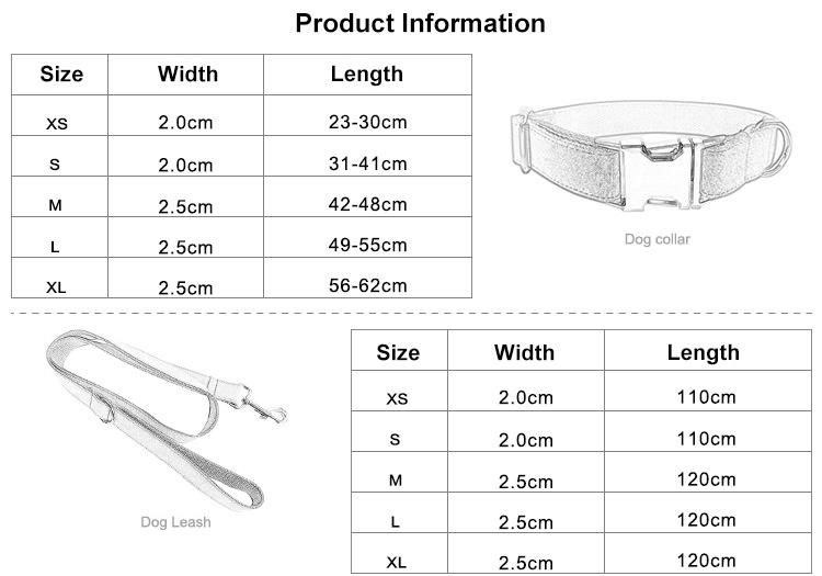 Wholesale Private Label Dog Collar and Leash Set Rose Gold Pet Dog Matel Collars