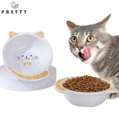 New Design Ceramics Enlarged Mouth Pets Bowl Cat Dog Food Drinking Dish Bowl