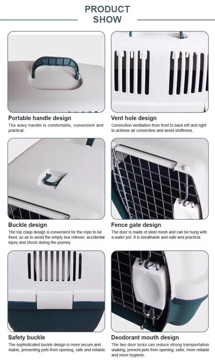 in Stock OEM ODM Pet Accessories Pet Products Pet Transport Box Pet Transport Cage