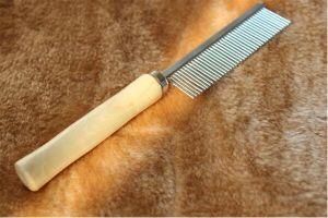 Single Side Wooden Pet Grooming Tools Dog Comb