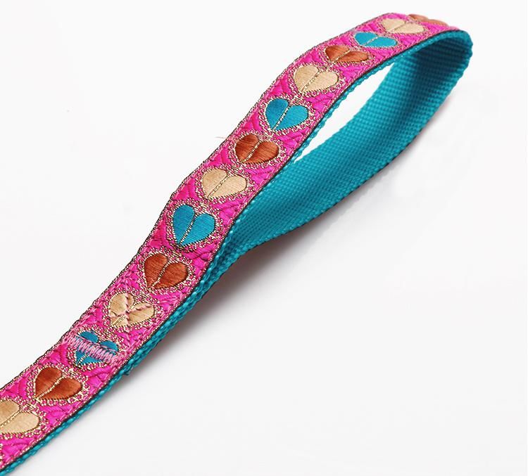 China Manufacturer 2022 Fashion Thick Strong Large Nylon Pet Dog Collars and Leashes Set