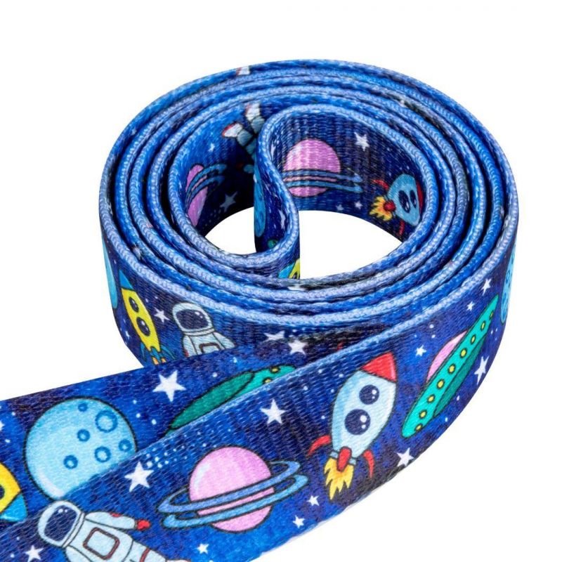 Custom Logo Polyester Printed Accessories Collars for Pet