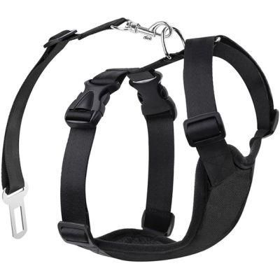 Pet Car Safety Vest Harness with Safety Belt for Most Car