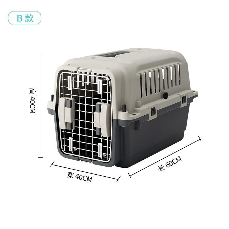 XXL Size Plastic Solid Firm Pet Cage Caixa Transporte Pet