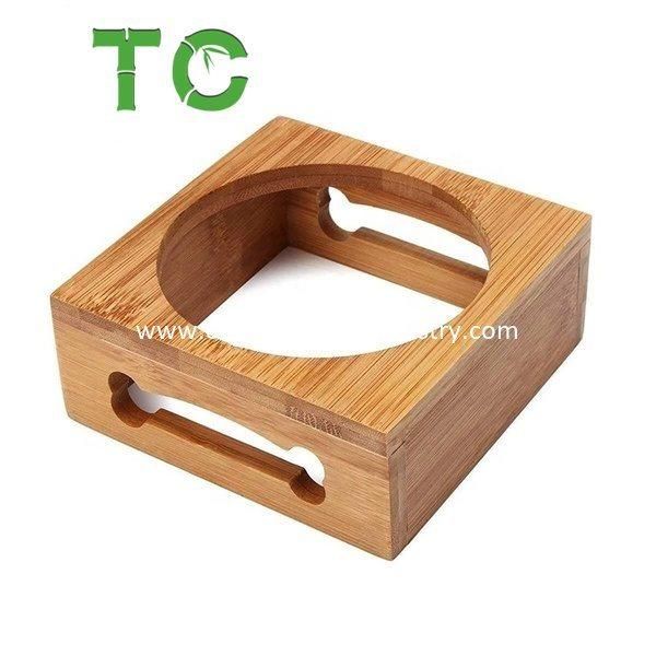 Wholesale Pet Feeder Bamboo Pet Feeder Elevated Pet Bowls, Raised Dog Cat Feeder Anti Slip