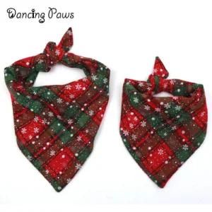 Custom Triangle Bib Dog Triangle Towel 55*38*38cm /70*48*48cm Bandana Christmas Dog Scarf