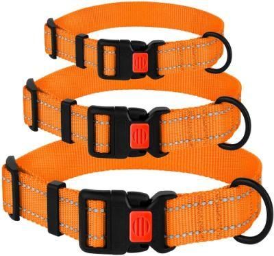 Adjustable Safety Nylon Collars for Dogs Small Medium Large
