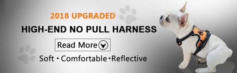 [Upgrade Version] No Pull Dog Harness Adjustable Soft Padded Pet Vest with Easy Control Handle for Small to Large