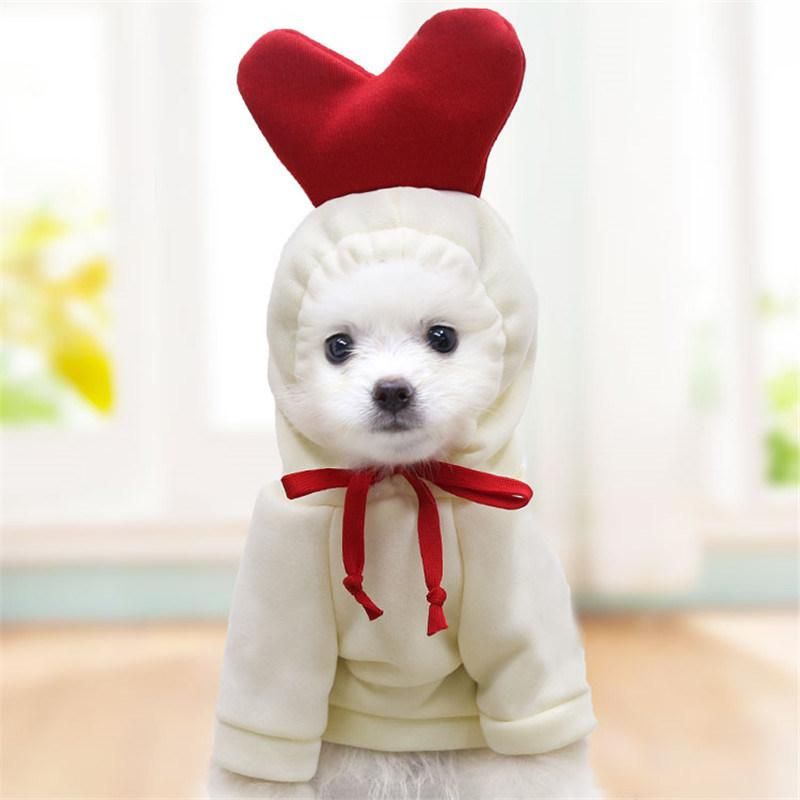 Small Dogs Hoodies Warm Fleece Pet Clothing Cute Fruit Dog Clothes