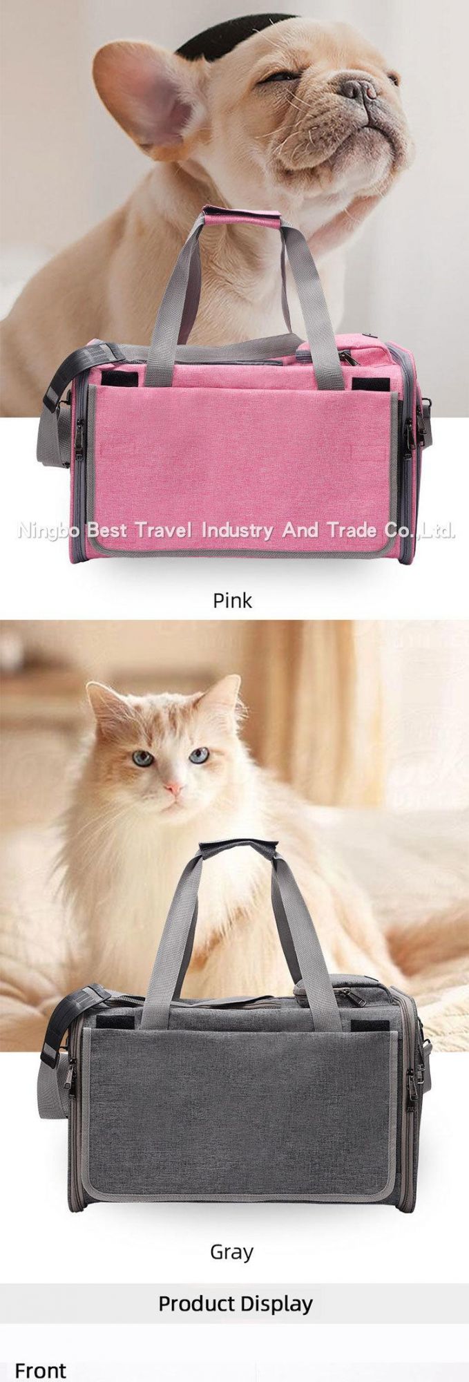 Full Window Breathable Pet Cage Handbag Cat Dog Travel Bag Shoulder Bag Pet Carrier Supply