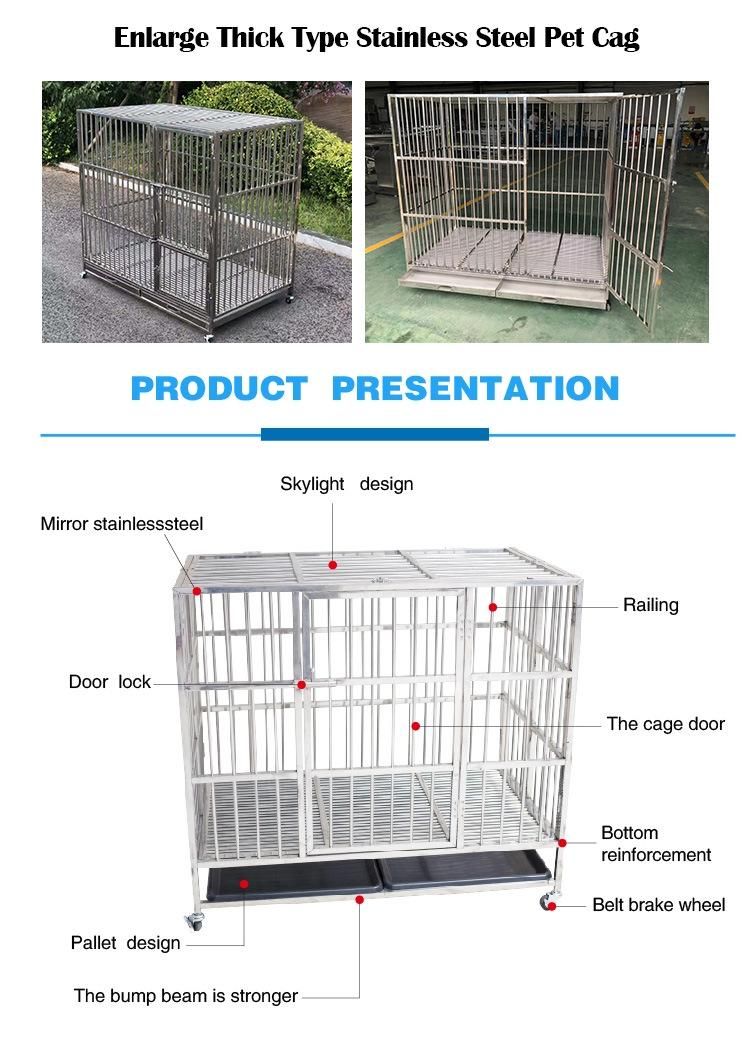 Hot Selling Sturdy Stainless Steel Foldable Pet Dog Running Cage