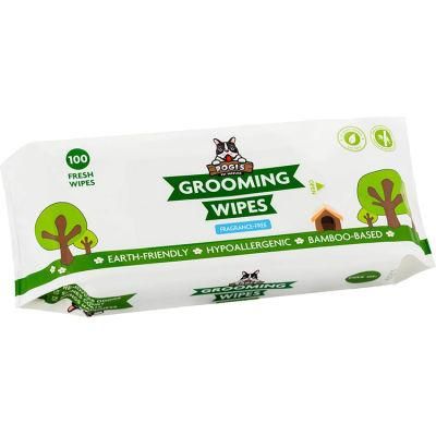 Biokleen OEM Custom Pet Teeth Wipe Disposable Natural Non-Woven Unscented Pet Soft Pet Wipe