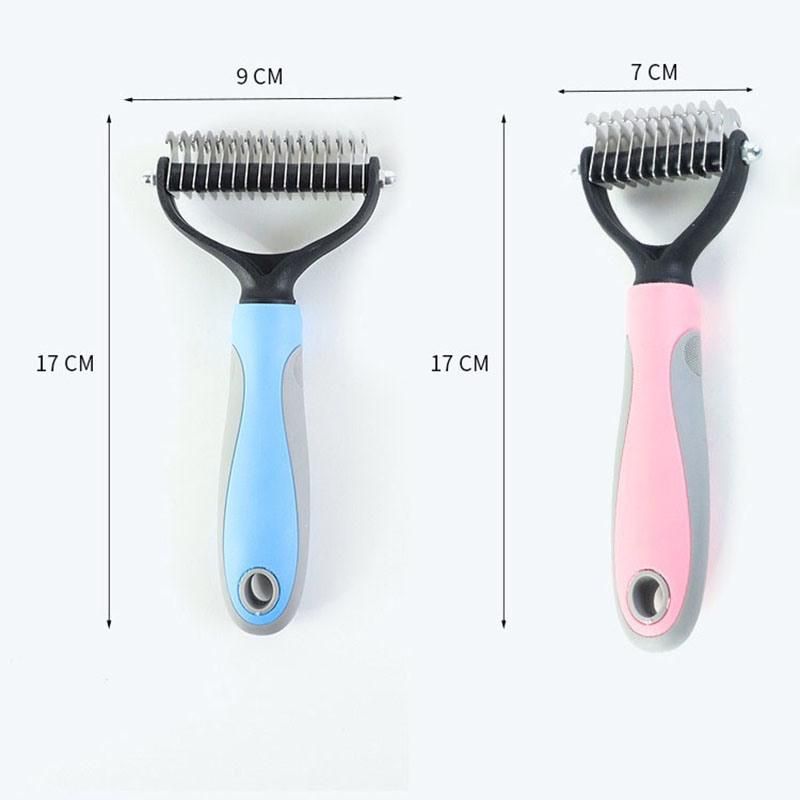 Hair Comb for Dogs Cat Fur Trimming Dematting Deshedding Brush Grooming Tool