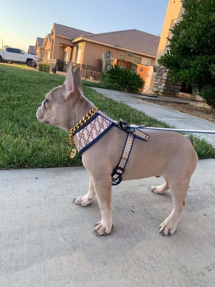 New Design with Reflection Customized Pattern Printing Reversible Dog Harness