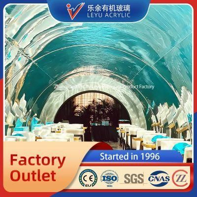 China Manufacturer Large Custom Contract Project High Quality Transparent Acrylic Tunnel Aquarium