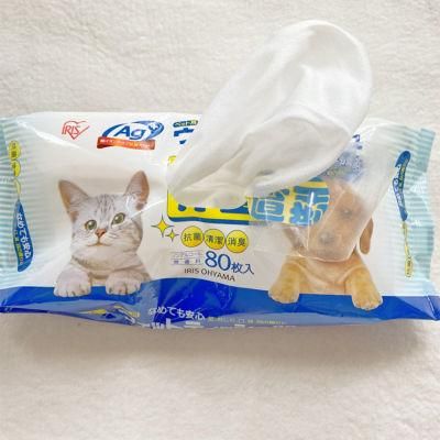 Biokleen OEM Custom Puppy Vitamin E Disposable Natural Cat Sanitary Ear Eye Organic Pet Grooming Wipes