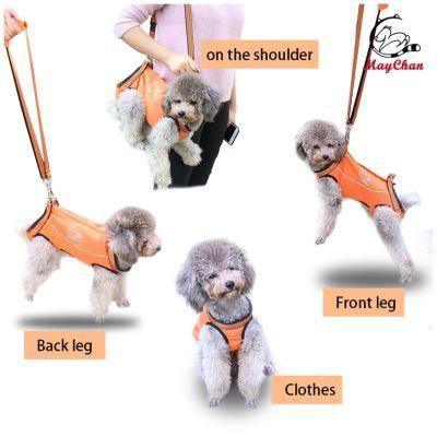 Wholesale Softshell Pet Dog Cat Harness Leash Vest Disable Dogs Waterproof Breathable Light Weight Carrier Lifter Sling Bag