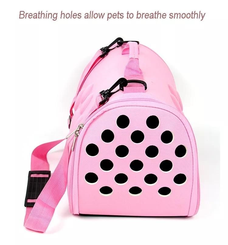 Factory Direct EVA Pet Carrier Bag Cat Foldable Pet Handbag Pet Rabbit Travel Bag