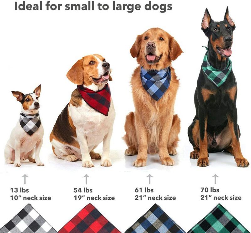 Cotton Bandanas Handkerchiefs Scarfs Triangle Bibs Accessories