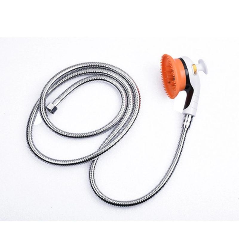 Pet Dog Bath Comb Sprayer Comfortable Pet Grooming Brush Cleaner
