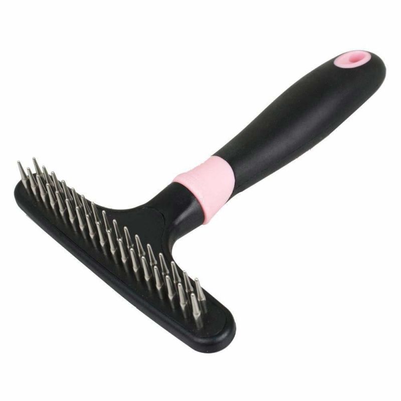 Pet Fur Shedding Remove Grooming Rake Comb Brush Dog Cat Long Short Thick Hair