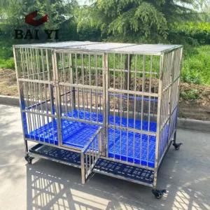 Folding Steel Tube Bar Dog Cage Dog Crate for Sale