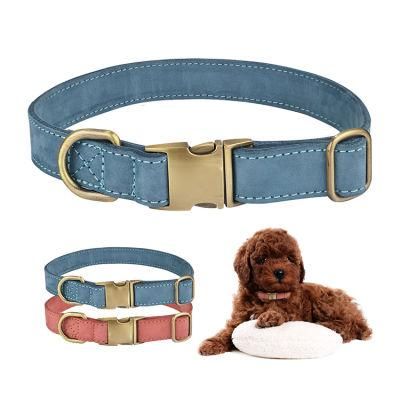 Adjustable High Quality Luxury Personalized Waterproof Leather Dog Collar