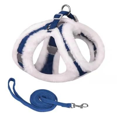 Polyester Pet Harness with Soft Fleece Dog Harness Set