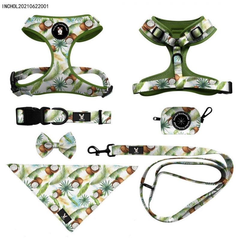 Customized Reversible Dog Harness with Metal Hardware Pet Products