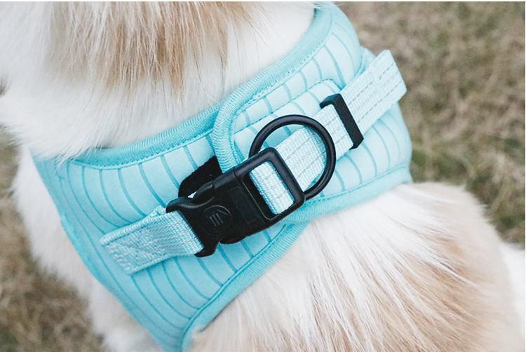 High Quality Reversible No Pull Polyester Breathable Soft Pet Dog Strap Harness
