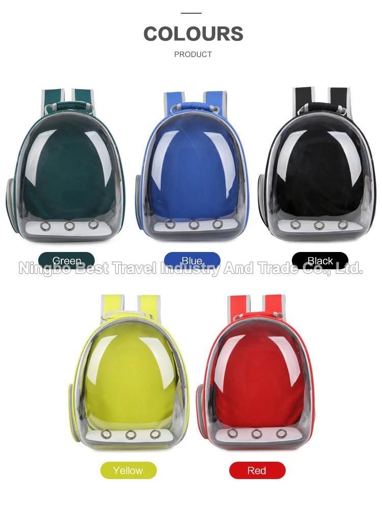Airline-Approved Travel Cats and Dog Puppies Bubble Backpack Transparent Capsule Ventilated Small Pet Backpack Bag Carrier