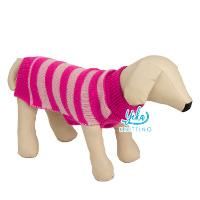 Spoiled Pink Dog Pullover Sweater Medium New Knit Pet Apparel