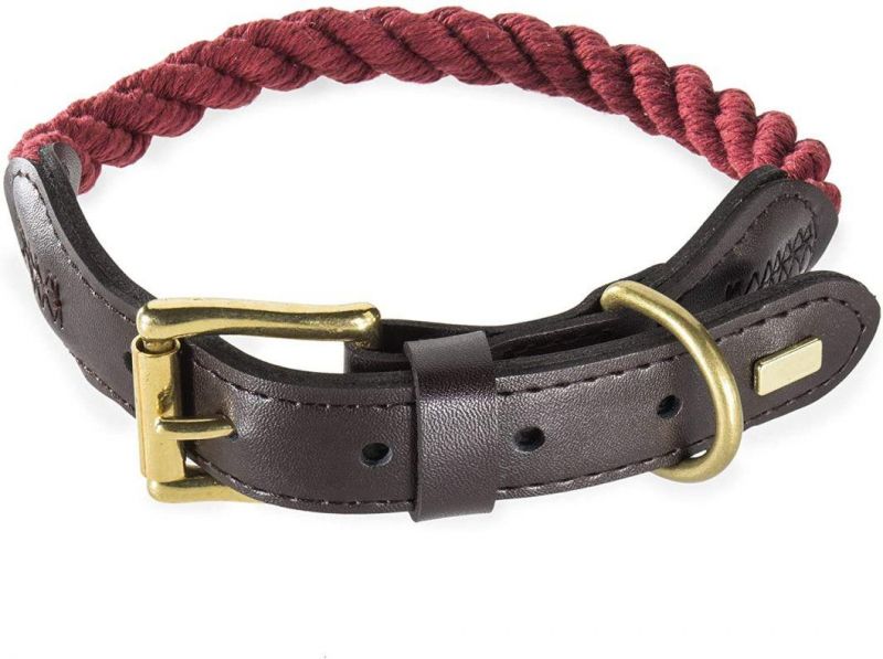 Custom Luxury Braided Cotton and Leather Finish