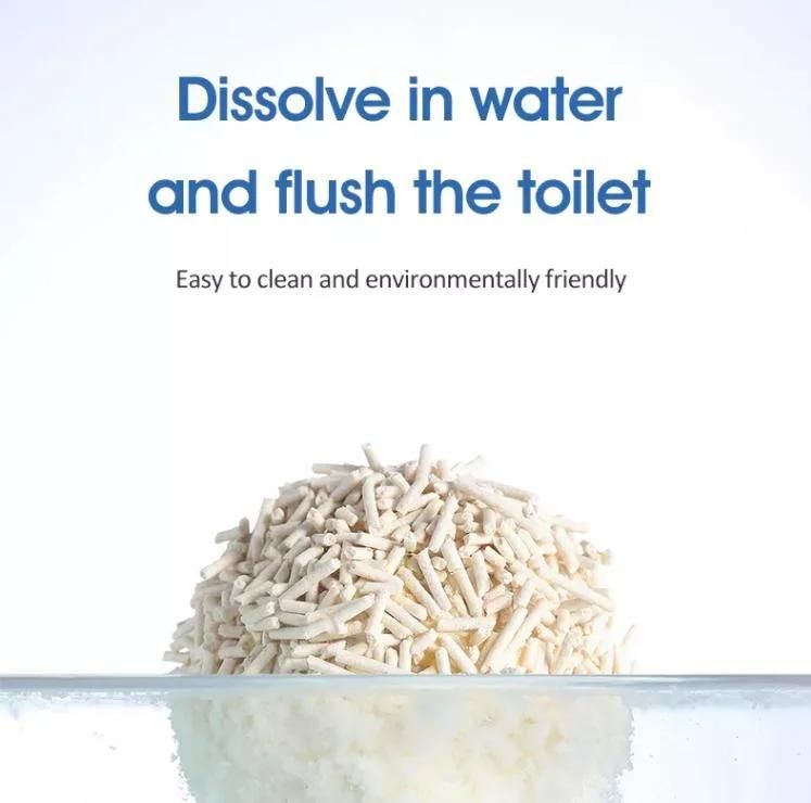 Bulk Quick Clumping No-Toxic Degradable Tofu Cat Litter