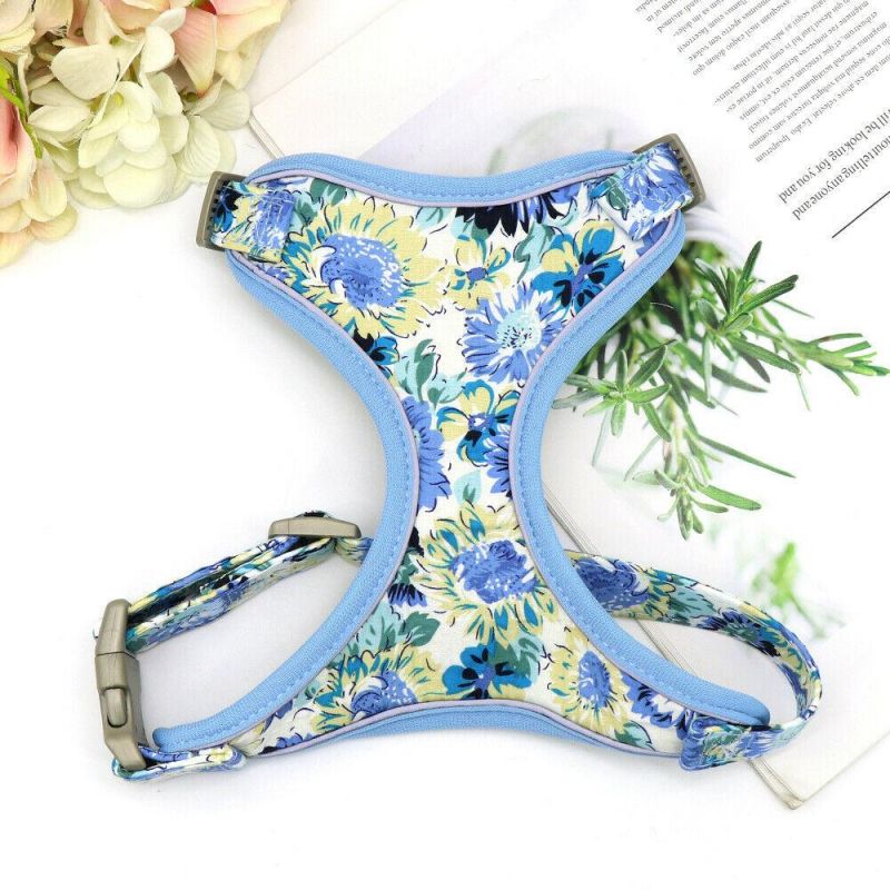 Hot Sale Free Sample Durable Comfortable Neoprene Adjustable Dog Harness